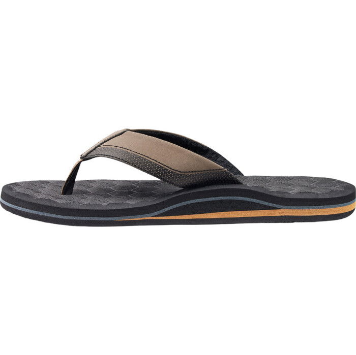 2024 Reef Mens The Ripper Flip Flop Sandals CI8647 - Black / Tan